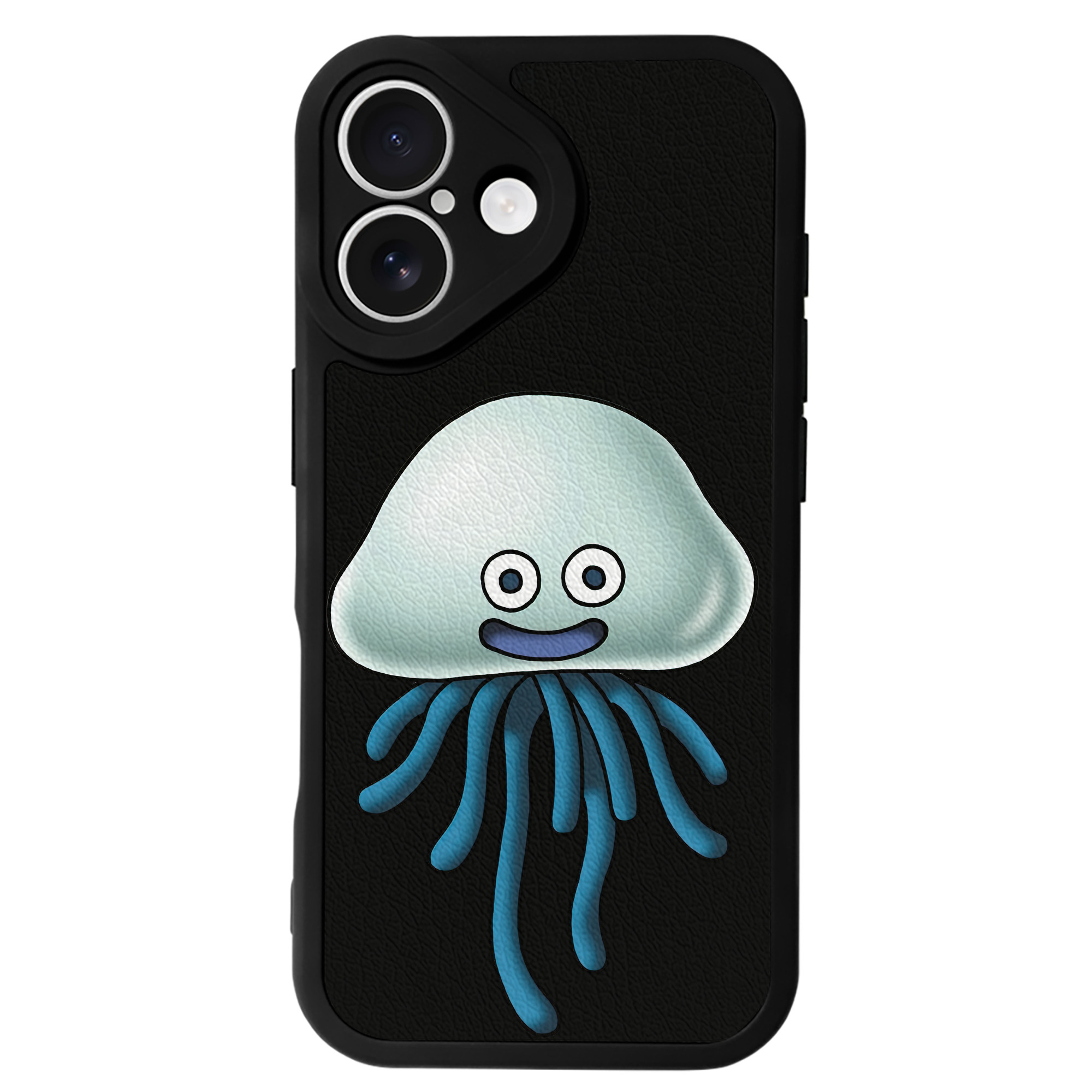 （画像用） ドラゴンクエスト Doragon Kuesuto Dragon Quest 【iPhone 16シリーズ対応】シリコンスマホケース（レザー調） 材質：シリコン